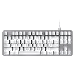 Razer BlackWidow Lite Mechanical Gaming Keyboard Silent Orange Switches Mercury